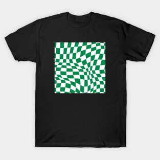 Celtic Distorted Checkered Pattern T-Shirt